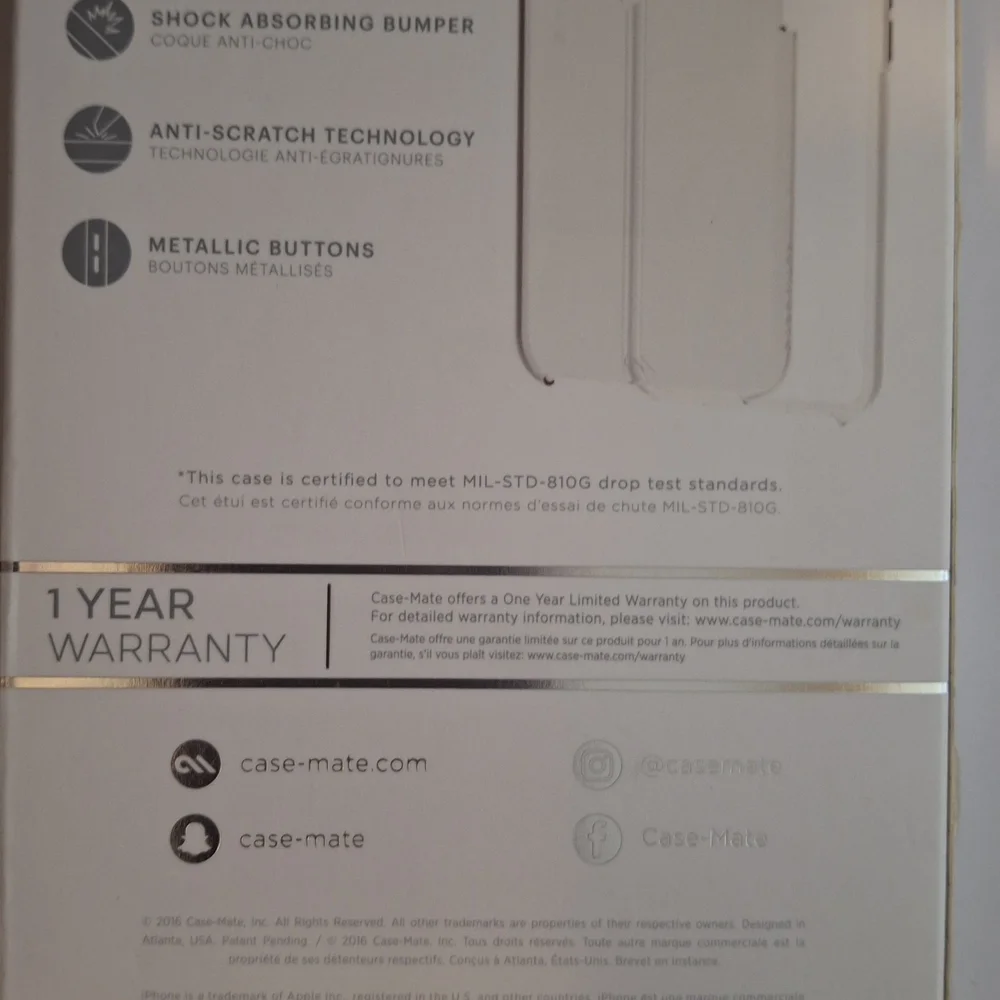 Case-Mate Naked Tough Clear Phone Case